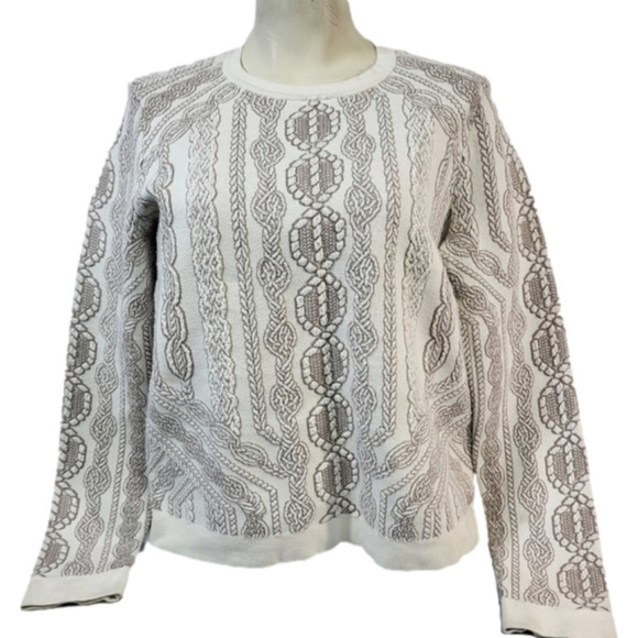 BCBGMAXAZRIA Patterned Sweater - Picture 1 of 7